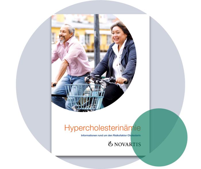 Die Broschüre zu Hypercholesterinämie.